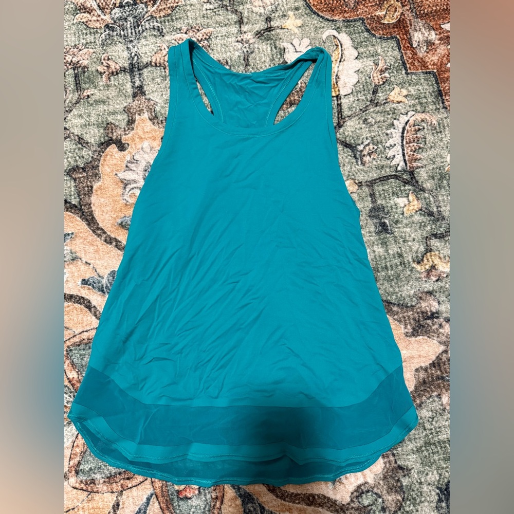 Teal Lululemon tank